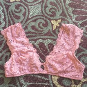 Real Lingerie cap sleeve lace bra